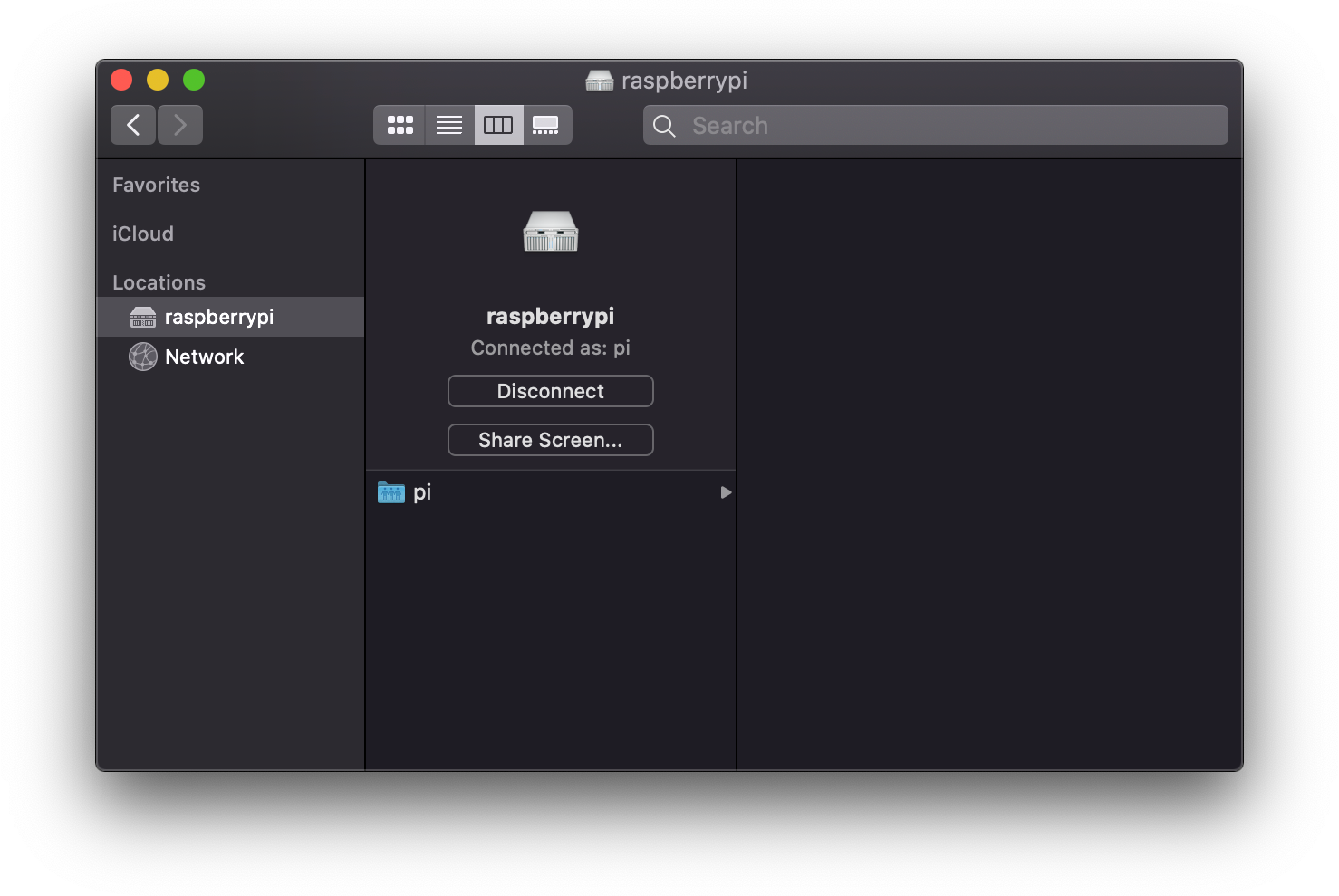 Raspberry Pi fully integrated in macOS Finder