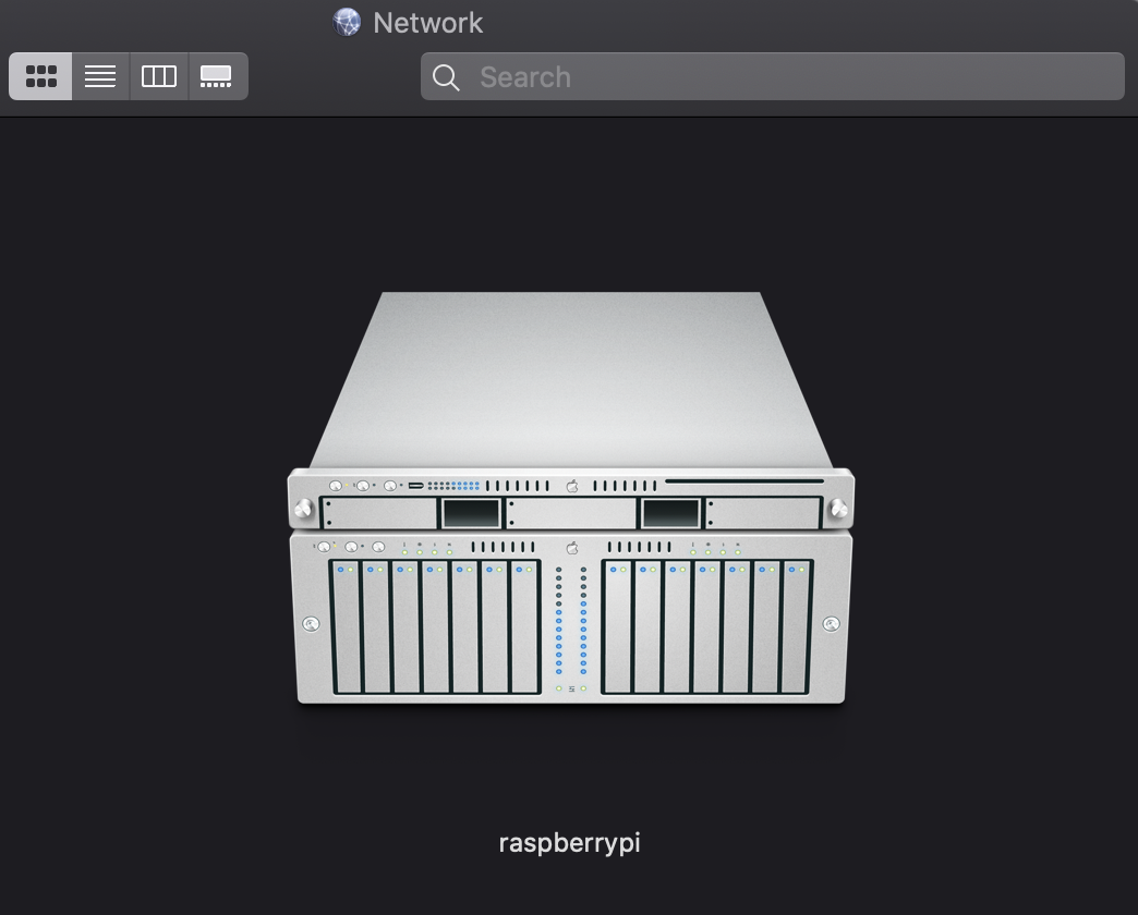 Raspberry Pi showing up as XServe