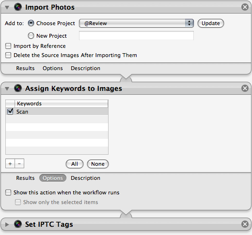 Aperture Import Workflow