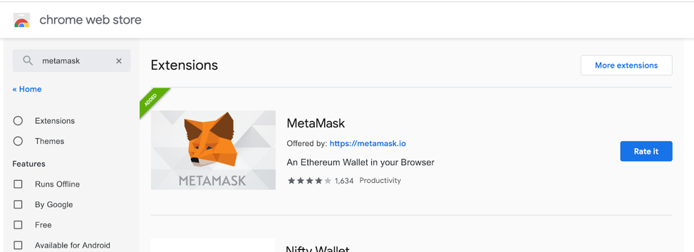 metamask-chrome-store