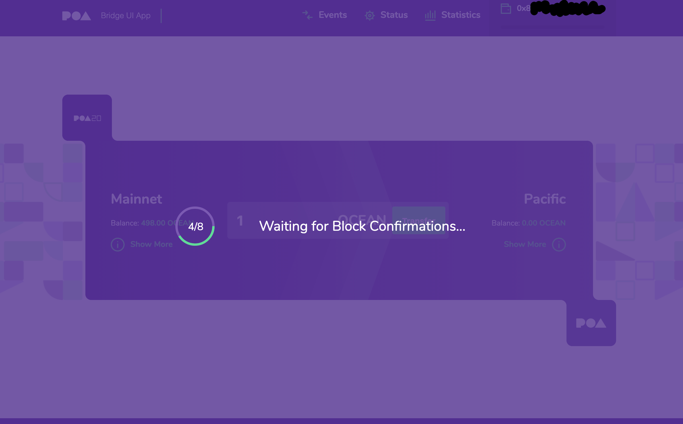 A status update: Waiting for Block Confirmations